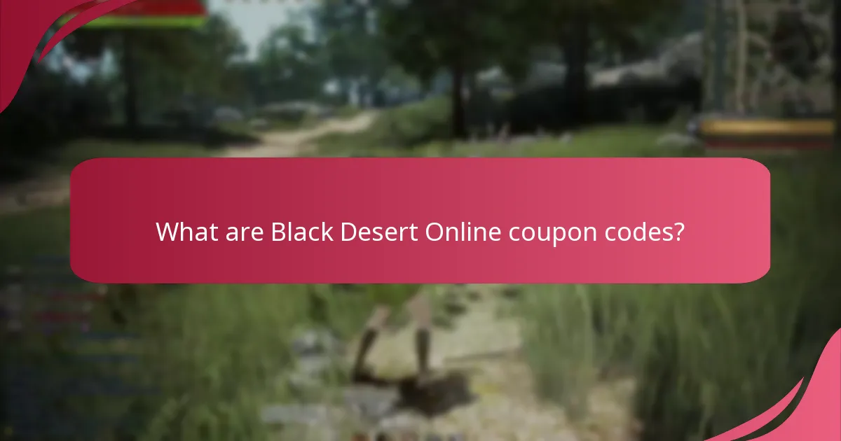 What are the usage limits for Black Desert Online coupon codes?